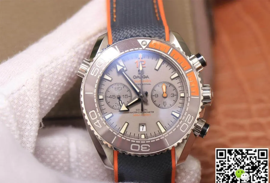 Omega Seamaster 215.92.46.51.99.001 OM Factory 1:1 Best Edition Replica Watch Grey Bezel